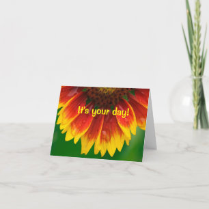 Bursting with Wishes Sunflower Birthday Card