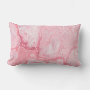 Burton Family Collection Pink Marble   Lumbar Cushion