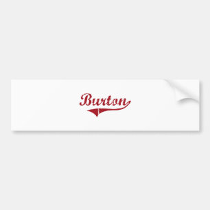 Burton Ohio Classic Design Bumper Sticker
