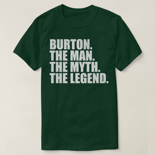 BurtonBurton Family name Burton last Name Burton S T-Shirt (Design Front)