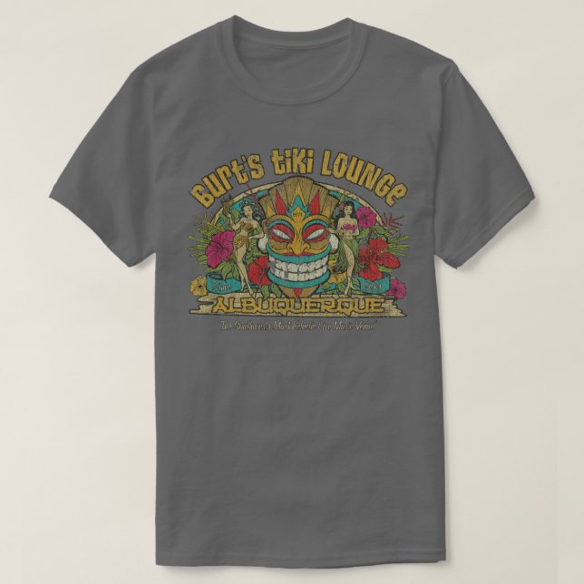 Burts Tiki Lounge T-Shirt (Design Front)