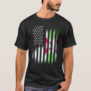Burundi American Patriot Grown Country USA Flags S T-Shirt