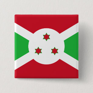 Burundi Flag 15 Cm Square Badge