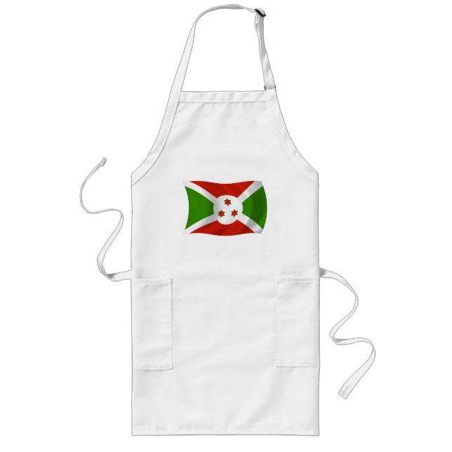 Burundi Flag Apron (Front)