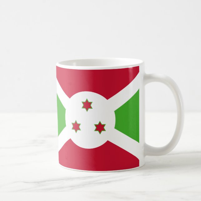 Burundi Flag Ceramic Mug (Right)