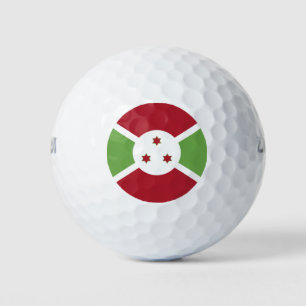 Burundi flag golf balls