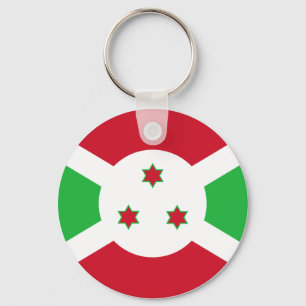 Burundi Flag Key Ring