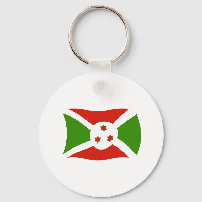 Burundi Flag Keychain (Front)