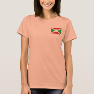 Burundi Flag + Map T-Shirt
