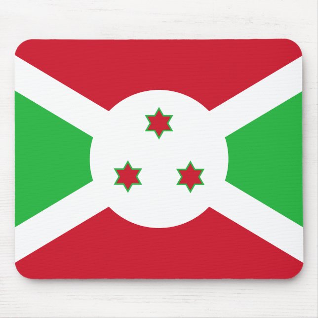 Burundi Flag Mouse Pad (Front)