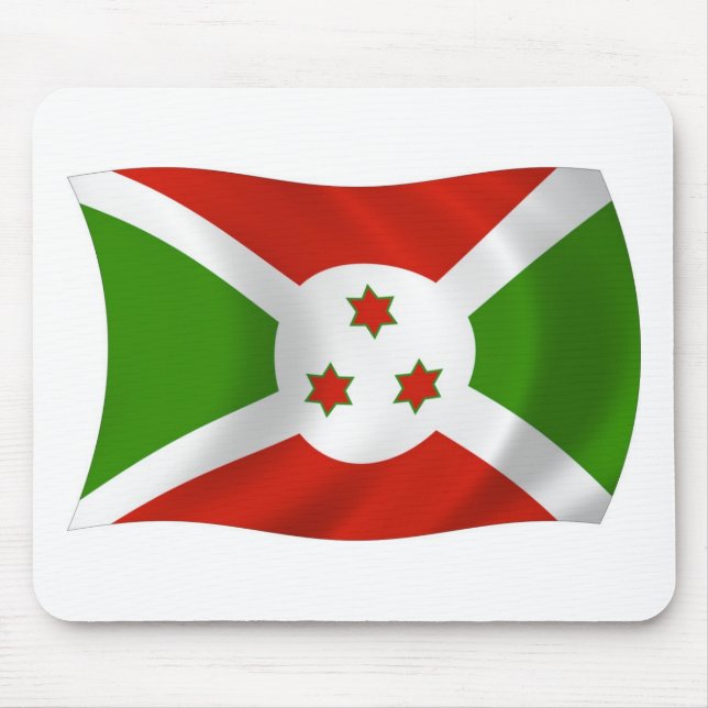 Burundi Flag Mousepad (Front)