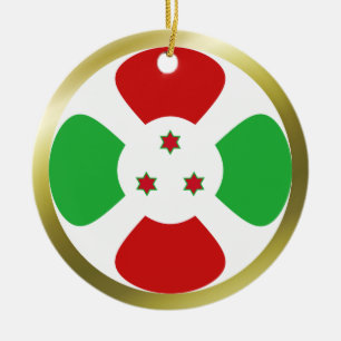 Burundi Flag Ornament