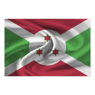 Burundi Flag Photo Print