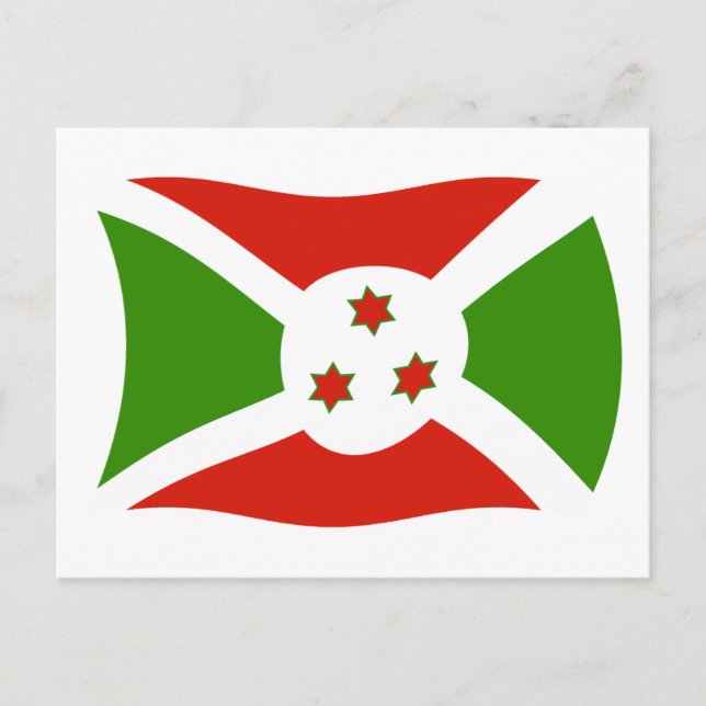 Burundi Flag Postcard (Front)