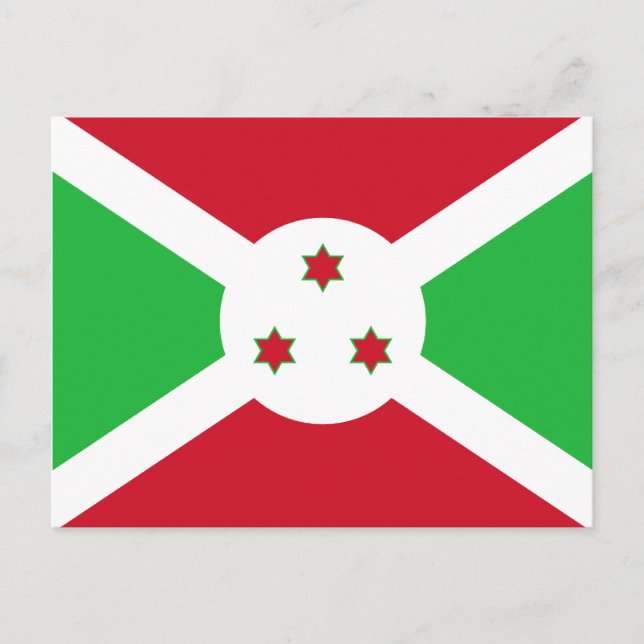 Burundi Flag Postcard (Front)