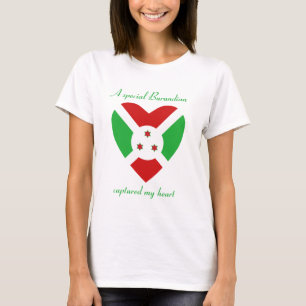 Burundi Flag Sweetheart T-Shirt