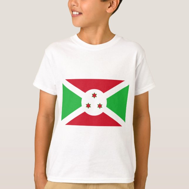 Burundi Flag T-Shirt (Front)