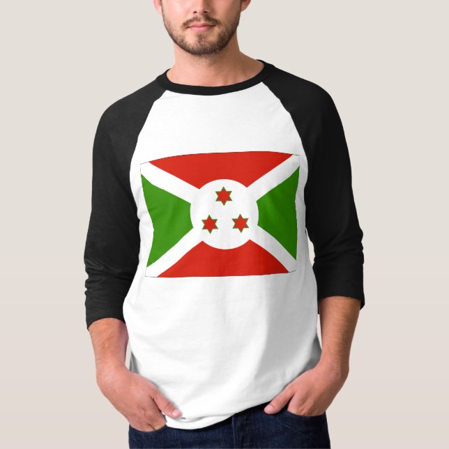 Burundi Flag T-Shirt (Front)