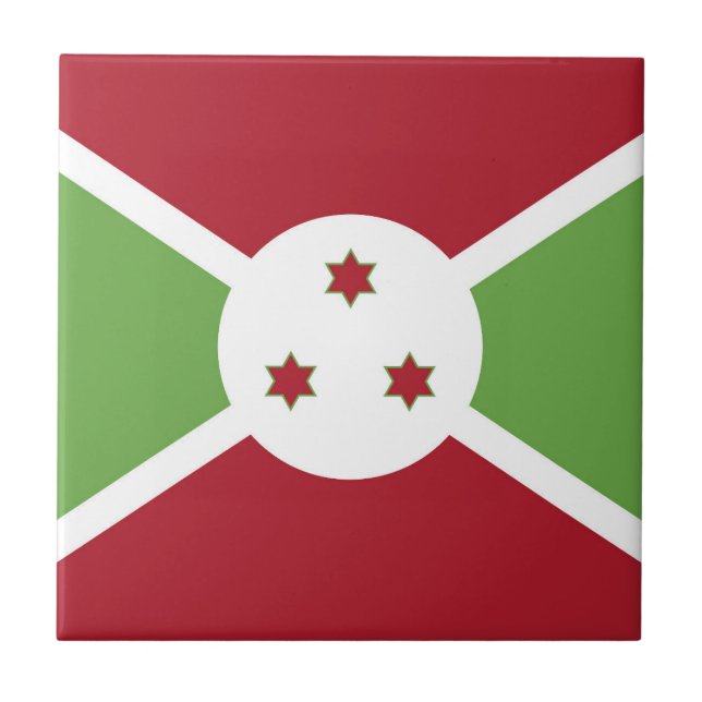 Burundi flag tile (Front)