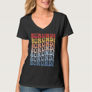 Burundi Groovy Retro Burundian T-Shirt