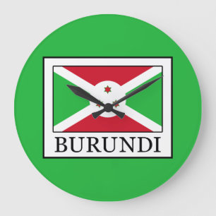 Burundi Large Clock