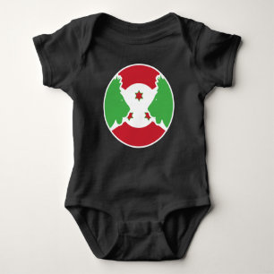Burundi Lion Burundian National Animal Flag Baby Bodysuit
