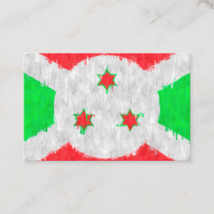 Burundi Oil Painting Drawing Business Card