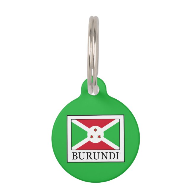Burundi Pet Tag (Front)