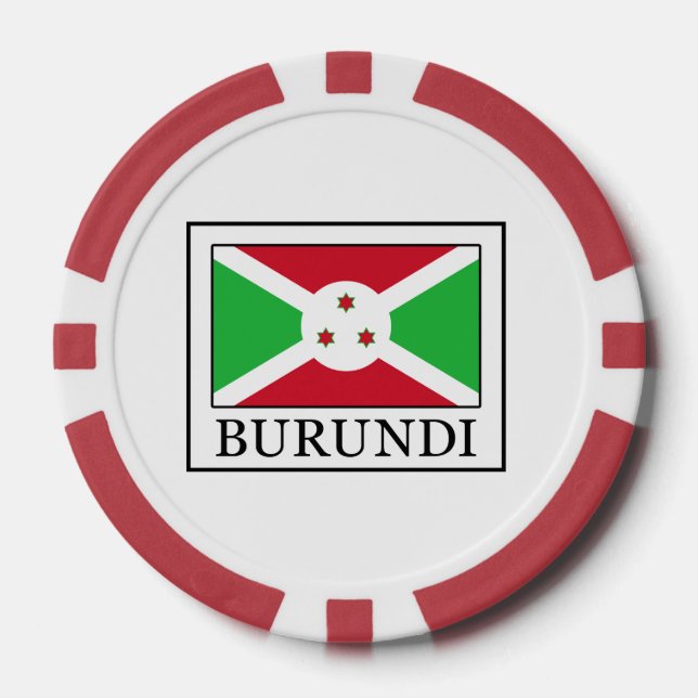 Burundi Poker Chips (Front)