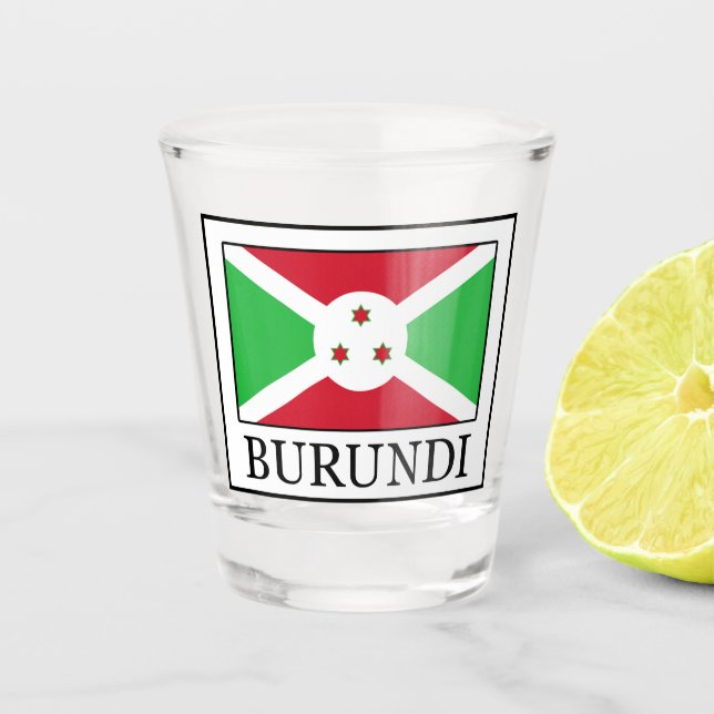 Burundi Shot Glass (Front)
