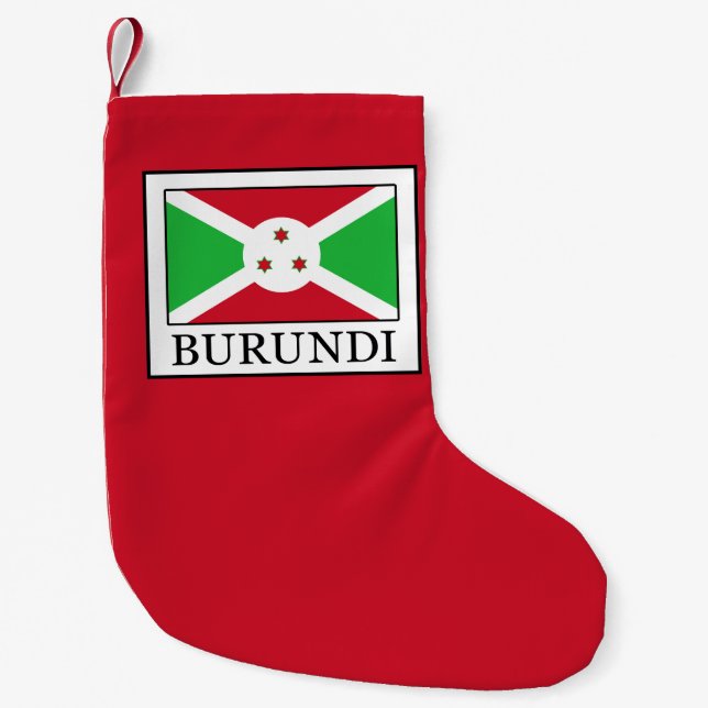 Burundi Small Christmas Stocking (Front)