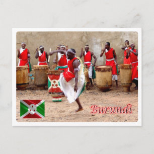 Burundi - Spectacle de Tambours - Postcard