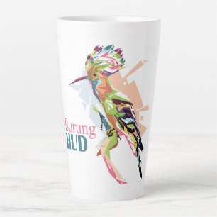 Burung HUD Pop art Latte Mug