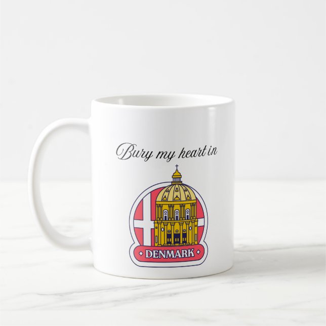 Bury My Heart in Denmark Coffee Mug (Left)