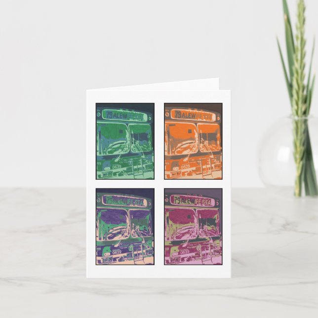 "Bus #79" Note Cards (Front)
