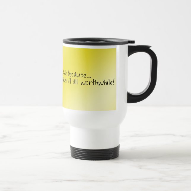 Bus Aide A Good Morning Smile Travel Mug (Right)