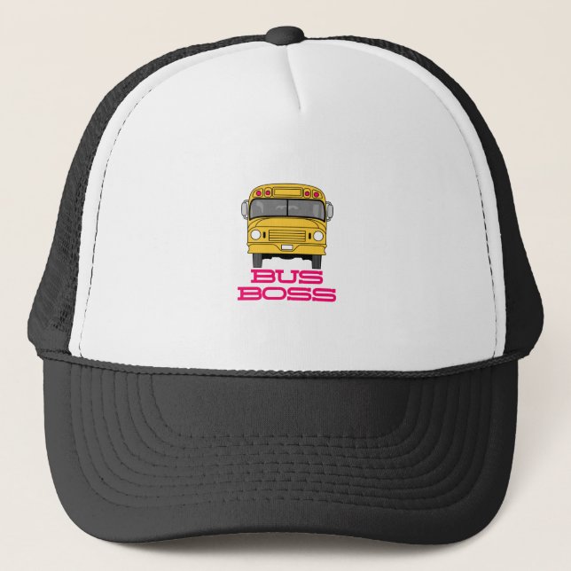 Bus Boss Trucker Hat (Front)