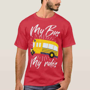 Bus Bus Driver Omnibus Public Transport Profession T-Shirt