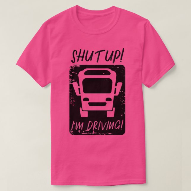 Bus Busfahrer Schulbus Autobus 6 T-Shirt (Design Front)