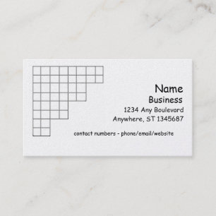 Bus. Card - corner grid