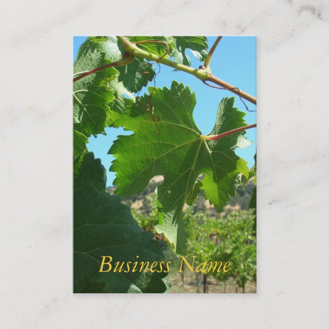 Bus. Card - Grape Vine (Front)