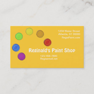 Bus. Card - Paint Pallet