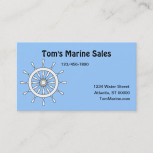 Bus. Card - Ship Helm