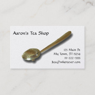 Bus. Card - Tea Spoon