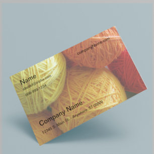 Bus. Card - Yarn Balls