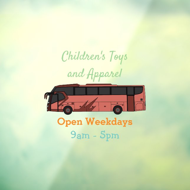 Bus cartoon illustration (Sheet 3)