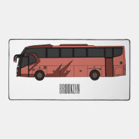 Bus cartoon illustration