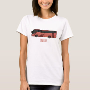 Bus cartoon illustration T-Shirt