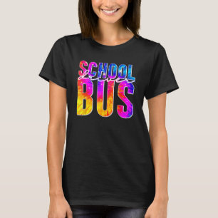Bus Driver Best Bus Driver Cool Back To School Tie T-Shirt
