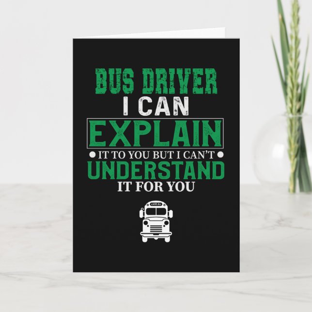 Bus Driver Card (Front)